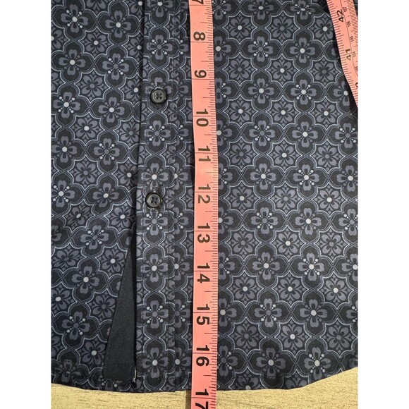 Consequence Boy’s Long Sleeve Button Up Collar Geometric Shirt W/ Pocket Size 5 - Picture 6 of 6
